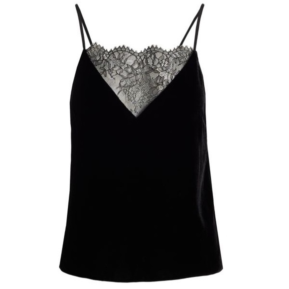 Cami NYC Tops - Cami NYC Black Velvet Lace Cami